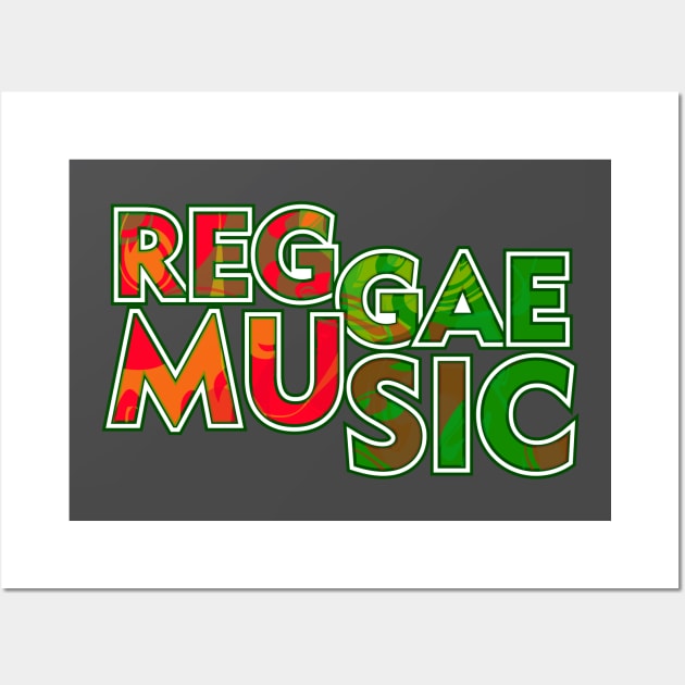 Reggae Music, Jamaica, Good Vibes Wall Art by alzo
